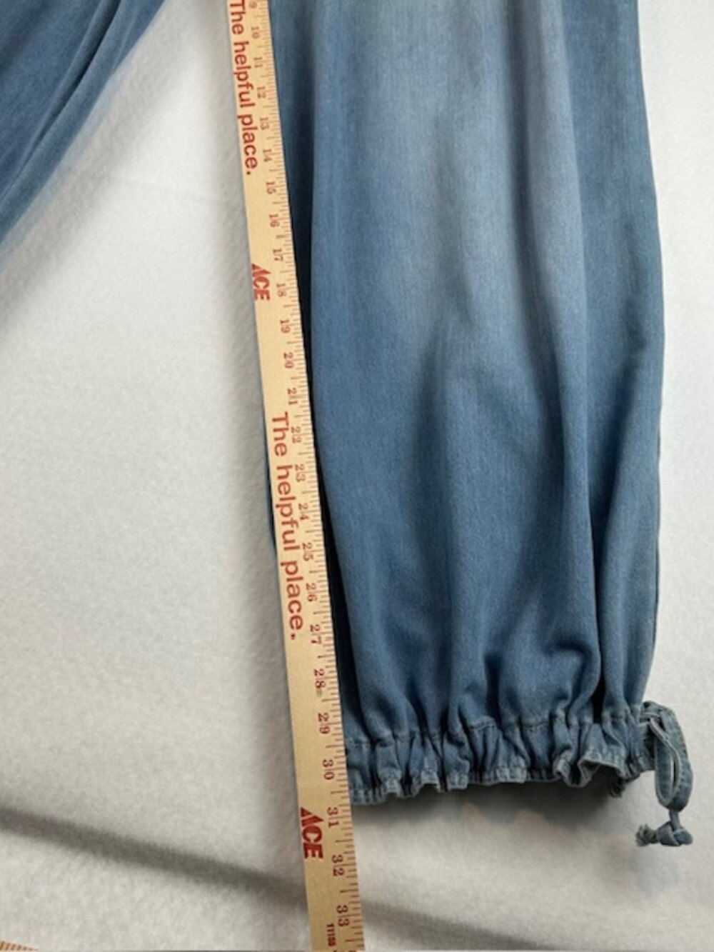 Free People We the Free | Lotus Balloon Jeans Womens light wash Bijou Blue sz 28 - Picture 6 of 14